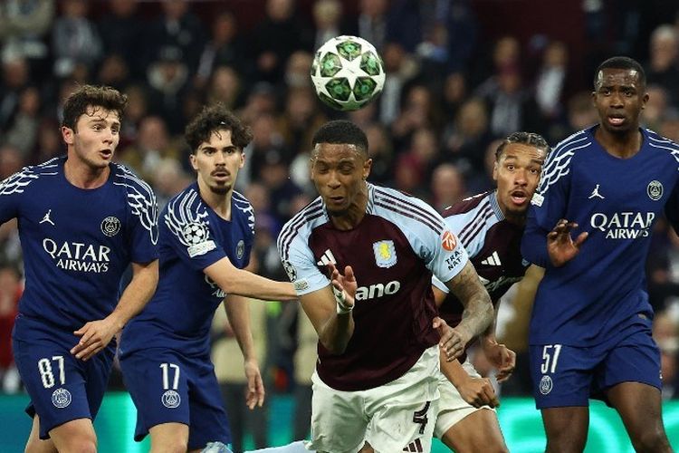 Aston Villa Vs PSG: Momen Tak Biasa Salah Putar Lagu Liga Europa