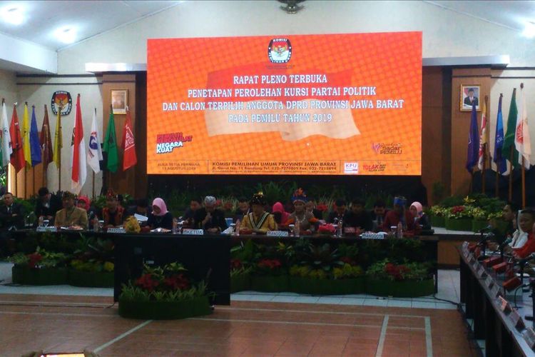 Rapat Pleno Kpu Tetapkan Gerindra Dapat Kursi Paling Banyak