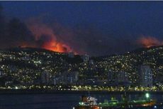 Api Lalap Hutan di Cile, Ribuan Orang Mengungsi