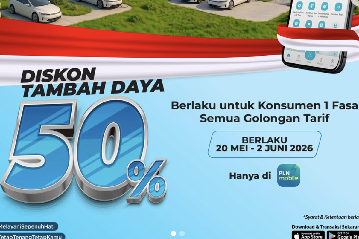 Cara Dapat Diskon Tambah Daya Listrik PLN 50 Persen, Berlaku sampai 2 Juni 2026
