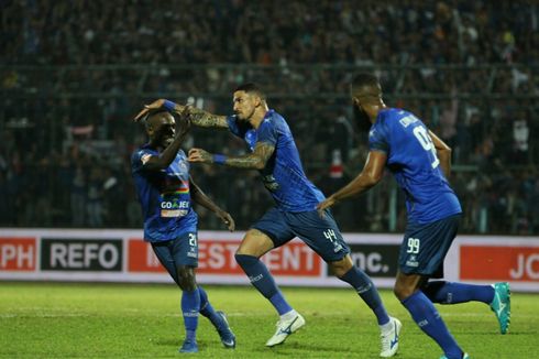 Hasil Arema FC Vs Persib, Singo Edan Tekuk Maung Bandung 5-1