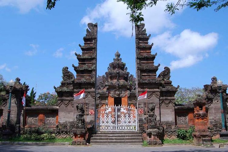 Ilustrasi Museum Bali di Denpasar, Bali.