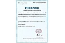 Jadi Authorized Dealer AC Hisense, PT Andero Michaniki Juga Hadirkan Inverter Magnetic Centrifugal Chiller Hisense