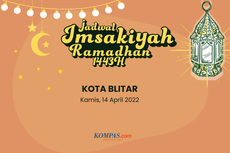 Jadwal Imsak dan Buka Puasa di Kota Blitar Hari Ini, 14 April 2022