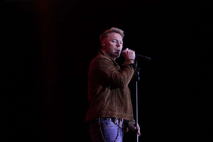 Ronan Keating menggelar konser Romantic Valentine concert  Di Hotel Pullman Central Park,Jakarta Barat Sabtu(1/3/2020).