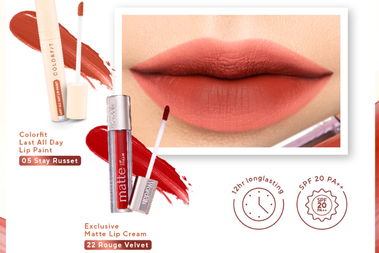 Wardah Ombre Lips Set, rekomendasi lipstik ombre
