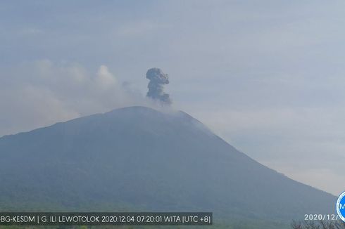 Hari Ini, Gunung Ile Lewotolok di Lembata Meletus Sebanyak 5 Kali