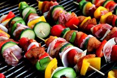 Resep Kebab Aneka Sayuran untuk Vegetarian atau Diet