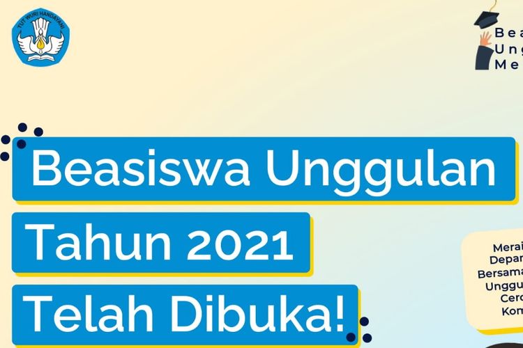 Tangkapan layar terkait Beasiswa Unggulan Tahun 2021 Kemendikbud Ristek.