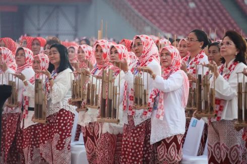 Diinisiasi OASE KIM, Indonesia Pecahkan Rekor Dunia Bermain Angklung di GBK