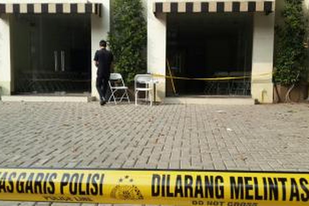 Kantor Go-Jek di Jalan Kemang Selatan VIII, Mampang, Jakarta Selatan ditembak orang tak dikenal, Minggu (1/11/2015) pukul 13.00 WIB.