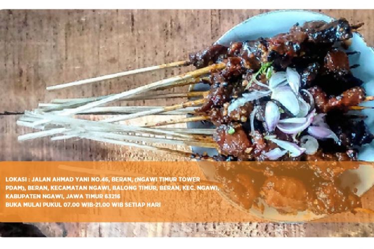 Sate Gule Pak Lancur