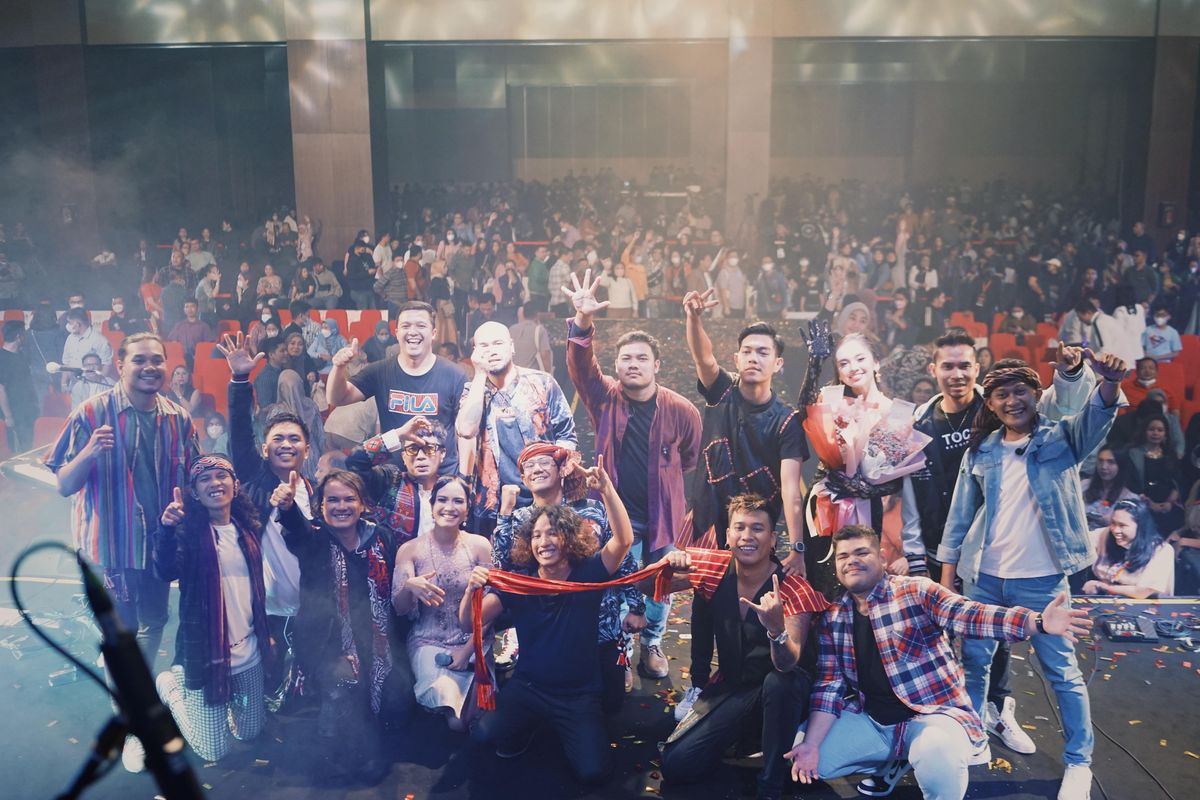 Konser Toba Harmoni di Kota Medan, Minggu (15/10/2022).