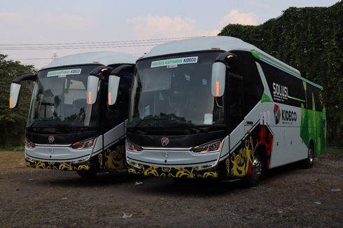 9 Bus Karyawan Baru Milik Kideco, Pakai Bodi Single Glass