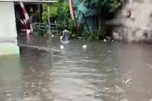 Air Kali Krukut Meluap, Sejumlah Titik di Cilandak Timur Terendam Banjir hingga 100 Cm