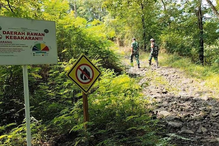 Dokumentasi Kompas.com, saat sejumlah petugas melintasi kawasan Balai Taman Nasional Gunung Ciremai di Desa Pesawahan Kacamata Pesawahan Kabupaten Kuningan Jawa Barat pada awal Januari 2026.