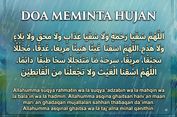 Kemarau Berkepanjangan, Ini Doa Memohon Hujan dan Perlindungan dari Bencana