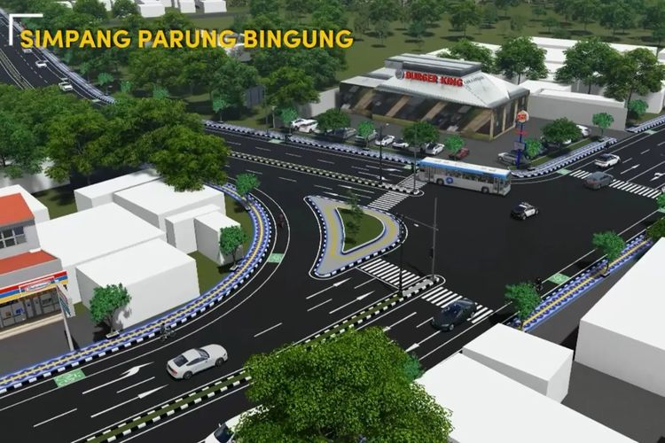 Pelebaran Simpang Parung Bingung Depok Segera Dimulai, Jalan Mana Saja yang Dikerjakan?