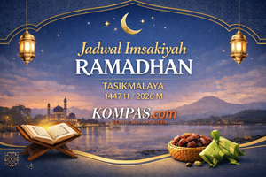 Jadwal Imsakiyah Ramadhan 1447 H/2026 Kota Tasikmalaya Lengkap 30 Hari