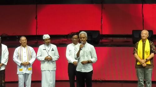 Hadiri Perayaan Natal TPN, Ganjar Tegaskan Semua Rakyat Indonesia Saudara