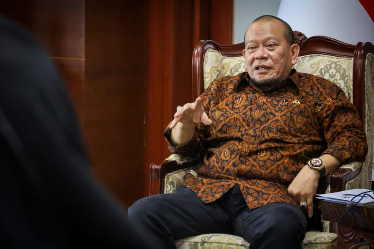 Ketua DPD RI AA La Nyalla Mahmud Mattalitti. 