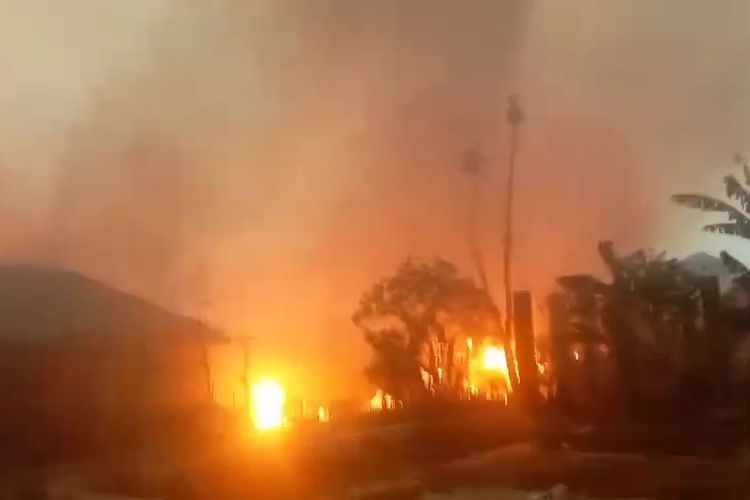 Kebakaran di Pemukiman Padat Bangka Selatan, 60 Rumah Hangus dalam 2 Jam