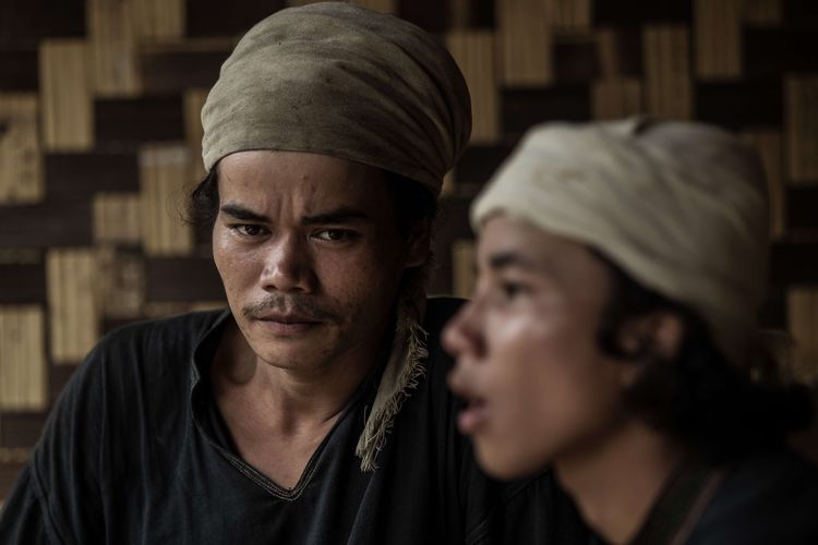 Suku Baduy dalam di Kampung Gajeboh, Desa Kanekes, Lebak, Banten, Selasa (1/3/2016).