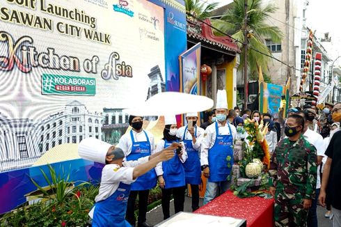 Terapkan Prokes dan PPKM di Kesawan City Walk, Pemkot Medan Lakukan Ini 