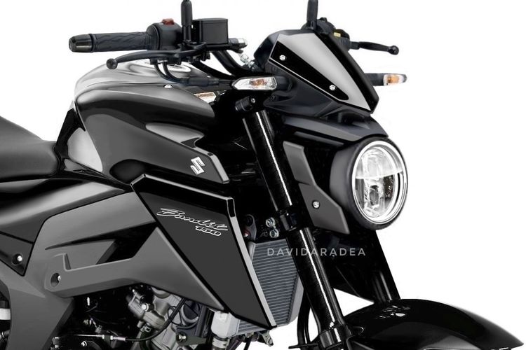 Rekaan gambar digial GSX150 Bandit