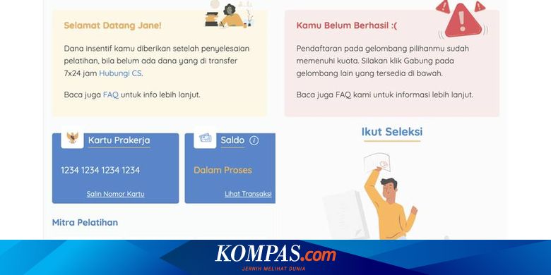 [POPULER TREN] Jadwal Pendaftaran Prakerja Gelombang 13 | Kisah Andika Mantan Anak Jalanan Jadi CEO Halaman all - KOMPAS.com