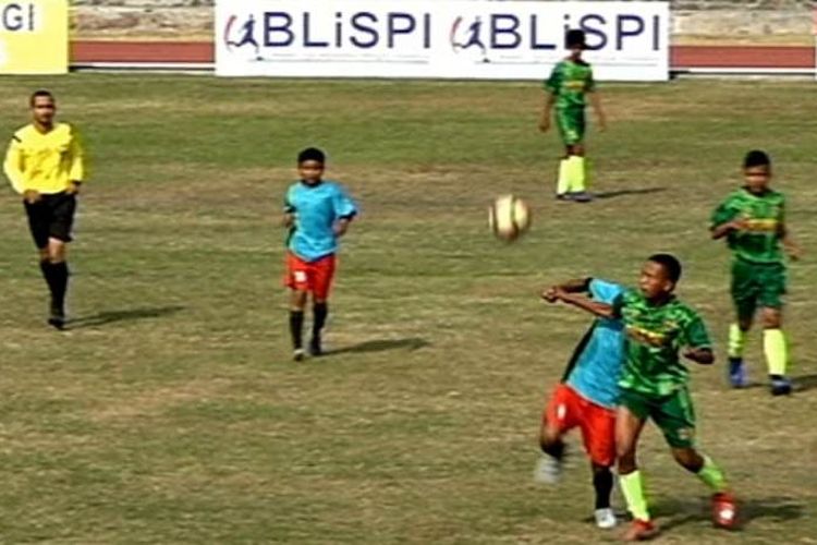 Kesebelasan dari Daerah Istimewa Yogyakarta (DIY) yang diwakili SSB Bangunkerto, sementara ini berhasil duduk di puncak klasemen sementara Grup A pada pekan pertama putaran Seri Nasional Liga Berjenjang U14 Piala Menpora 2019