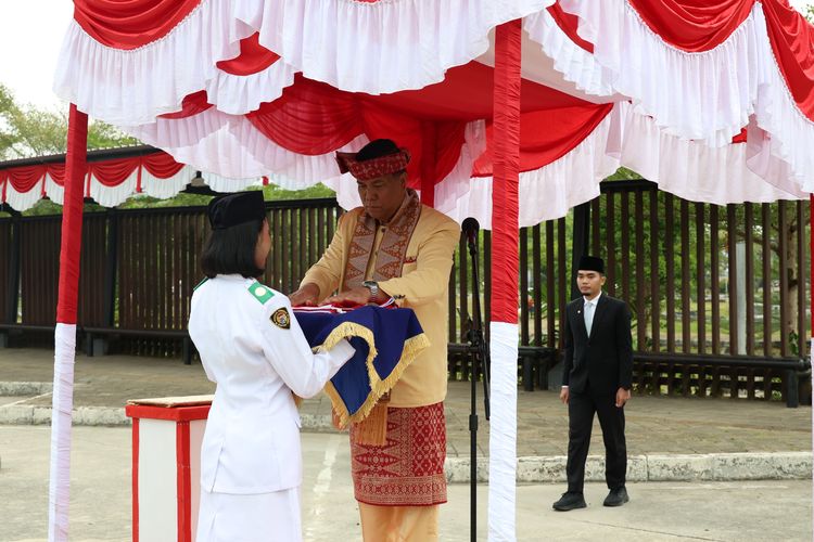 PLBN Aruk Gelar Upacara HUT Ke-81 RI, Tegaskan Peran Perbatasan sebagai Beranda Depan Negara