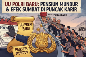UU Polri Baru: Masa Pensiun Mundur dan Efek Sumbat di Puncak Karir