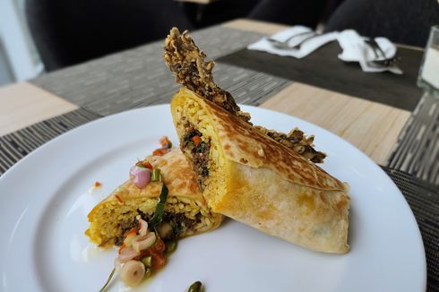 Tortilla isi Nasi Padang sampai Tiramisu Ice Cream, Pilihan Makan Siang di Hotel Jaksel