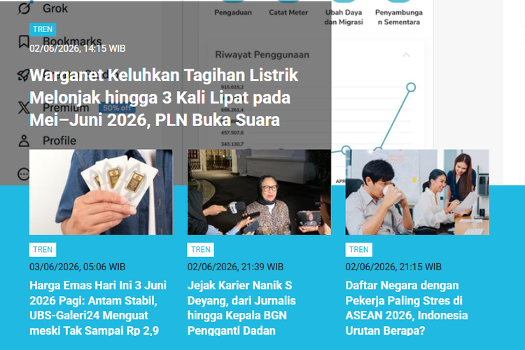 [POPULER TREN] Warganet Keluhkan Tagihan Listrik Mei Naik | Proyek Flyover Rp 468 Miliar Terus Molor