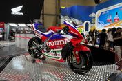 Logo FIFAstra Nempel di Motor Balap Honda HRC Castrol MotoGP