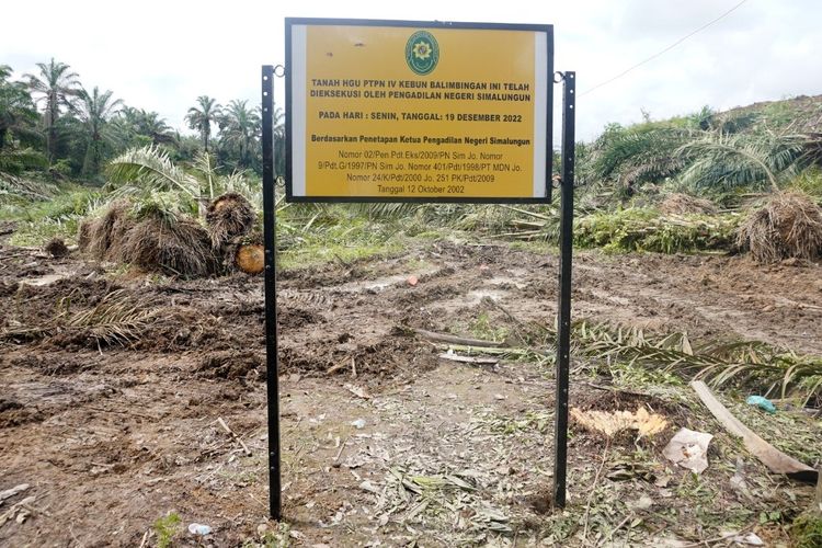 Setelah 25 tahun, akhirnya Kebun Balimbingan, Nagori Bahkisat, Kecamatan Tanahjawa, Kabupaten Simalungun, Provinsi Sumut, kembali dikelola PTPN 4, Jumat (23/12/2022).