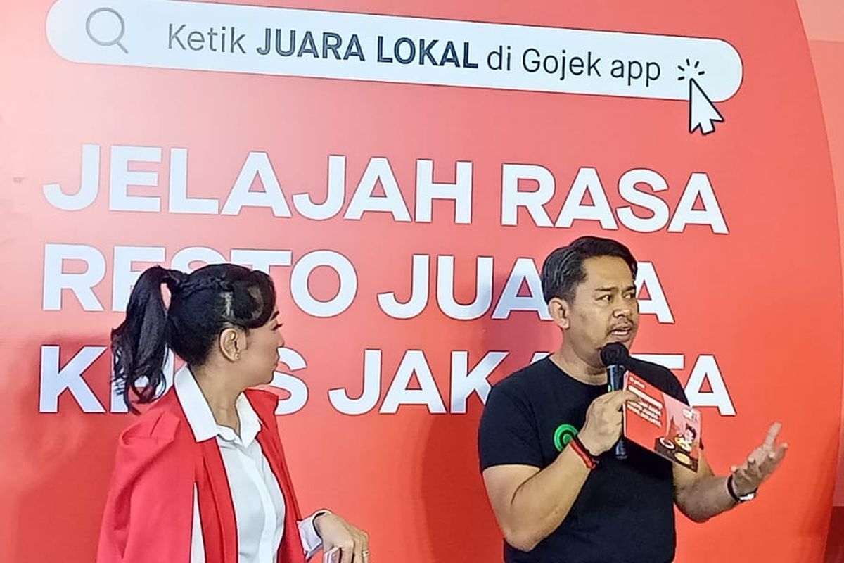 Head of Regions and External Affairs Gojek, Gede Manggala, dalam acara Gathering Media and Content Creator, Kamis (25/5/2023) di Jakarta.