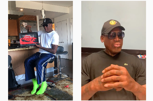 Dennis Rodman Terima Sepatu Spesial dari Virgil Abloh, Apa Saja?