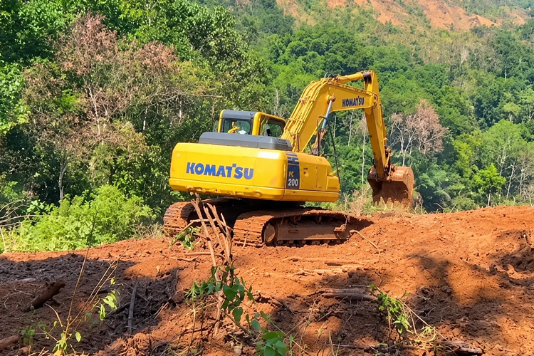 Dua Alat Berat Beroperasi di Kawasan Hutan Bittuang, KPH Saddang I Minta Gakkum Turun Tangan