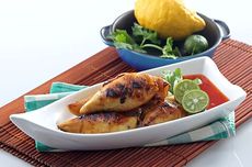 Resep Cumi Bakar Bumbu Nanas, Asam Segar Meresap Sempurna