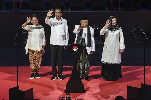 Jokowi dan Iriana yang Kompak Pakai 