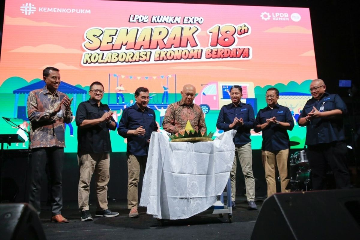 LPDB-KUMKM Expo 2024 dihadiri oleh Menteri Koperasi dan Usaha Kecil Menengah (UKM) Teten Masduki. 