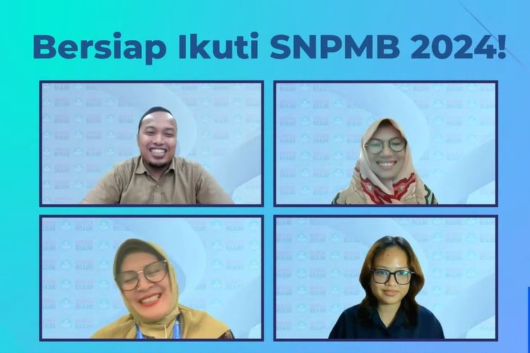 Webinar Silaturahmi Merdeka Belajar (SMB) bertajuk ?Bersiap Ikuti SNPMB 2024!? yang disiarkan melalui kanal YouTube Kemendikbud Ristek, Kamis (14/3/2024) silam.