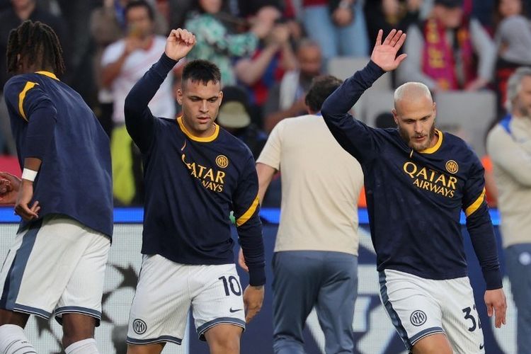 LIVE Barcelona Vs Inter 0-1, Gol Backheel Kilat Thuram Bawa Nerazzurri Unggul!