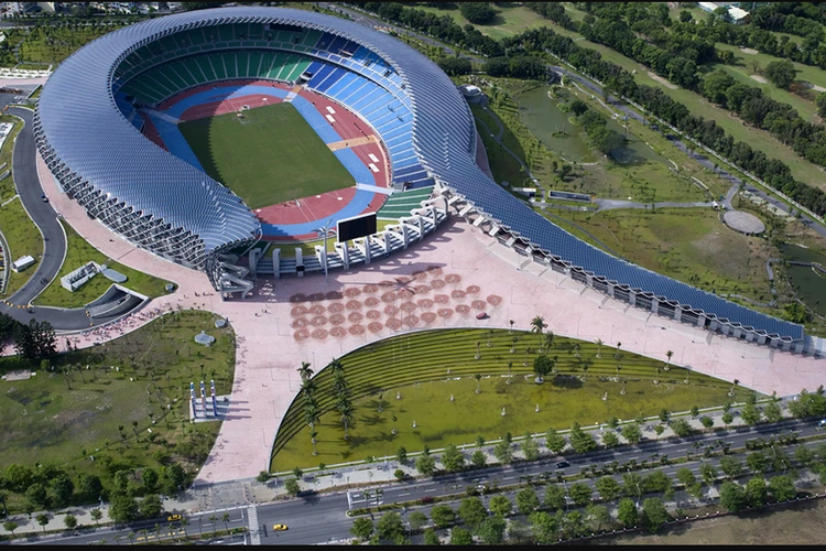 Kaohsiung National Stadium di Distrik  Zuoying, Taiwan