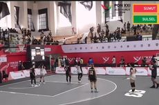 Jendela Kaca Venue Basket PON XXI Pecah Diterjang Angin, Penonton Terluka