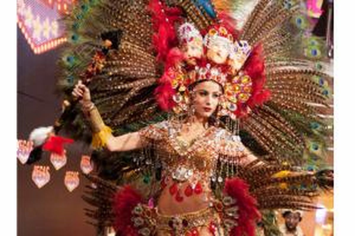 Miss Nicaragua berhasil jadi pemenang best national costume