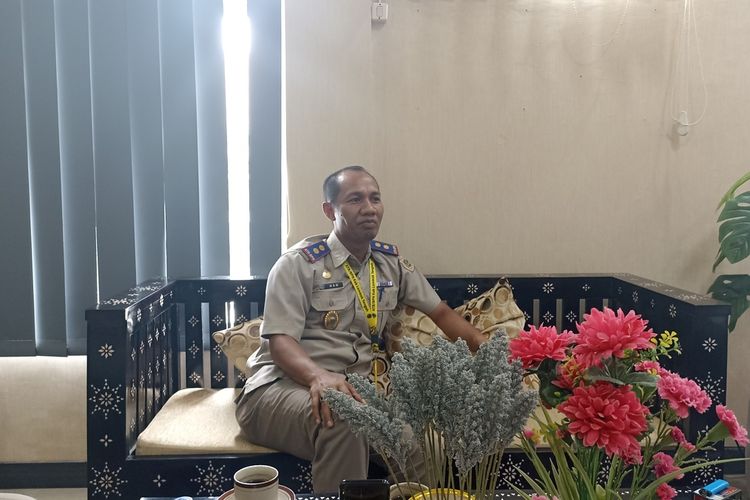Kepala BPN Lombok Tengah Subhan saat ditemui di ruangnnya, Senin (30/10/2023)