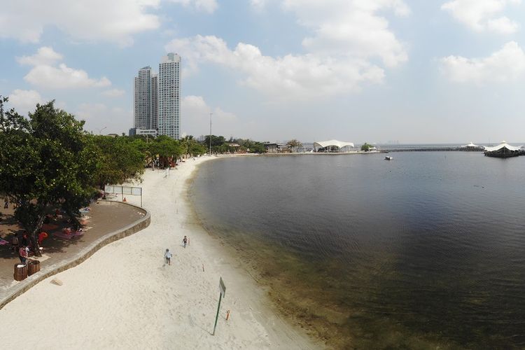 Kawasan Pantai Ancol, Taman Impian Jaya Ancol, Jakarta. Ancol yang ada di Teluk Jakarta juga diketahui mengandung parasetamol berkonsentrasi sangat tinggi, selain Muara Angke.